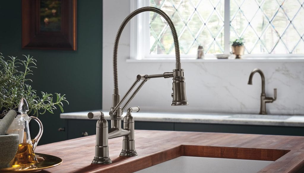 Kitchen Faucet Slideshow Brizo Rook Bridge Glamour Naples Plumbing